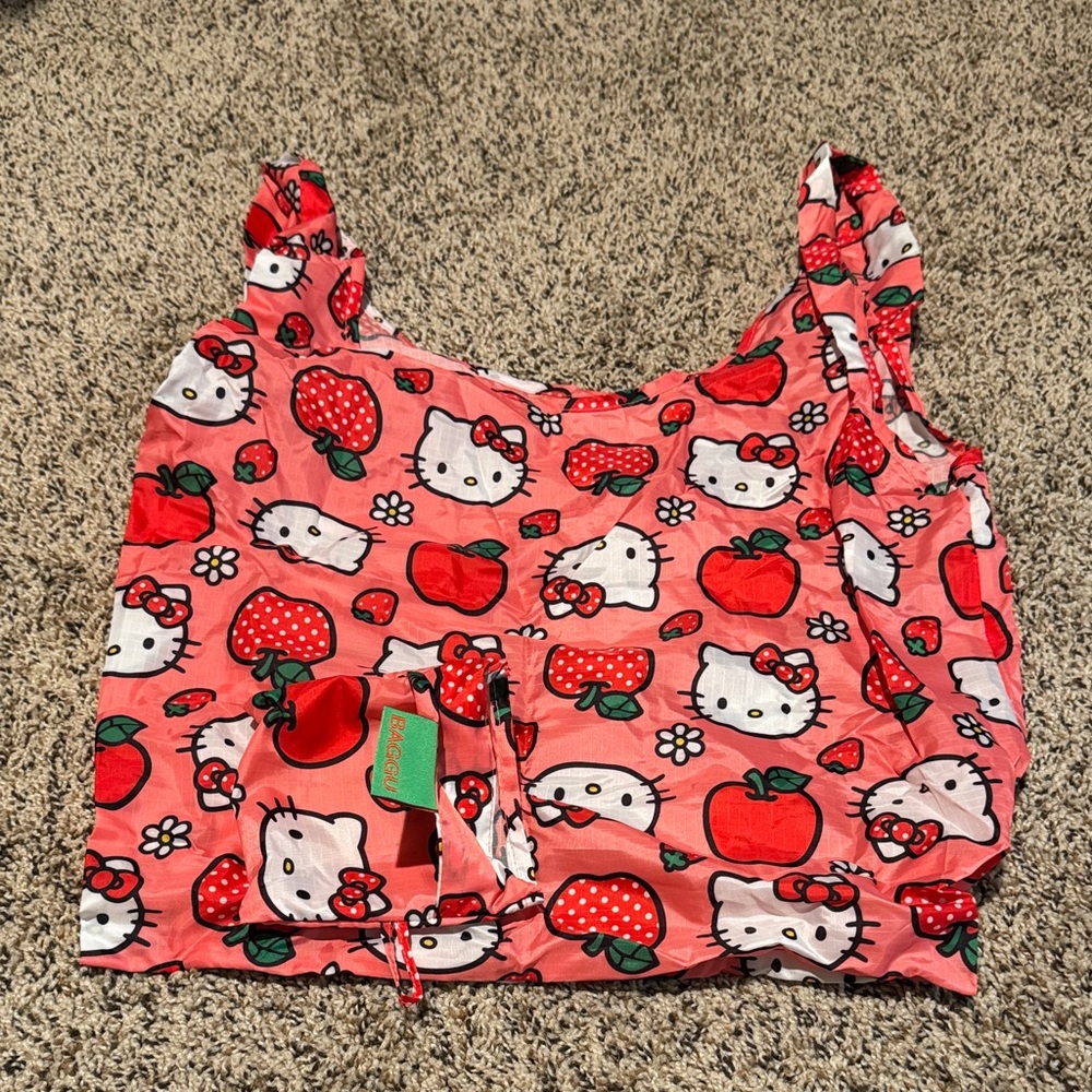 Baggu Hello Kitty Red and Pink Strawberry Bag